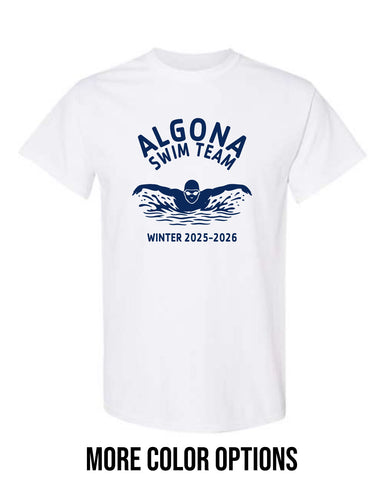 Algona Swim Team | Winter 2025 -  Gildan Short Sleeve Tee (Youth/Adult)