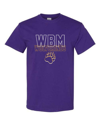 WBM Spirit Store '24 - Purple Short Sleeve Tee (Youth/Adult)
