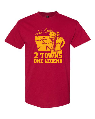 A.C. - Cardinal Short Sleeve 2 Towns 1 Legend |Youth-Adult