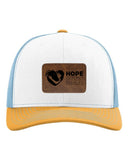 S4J/HBTS -  Snapback Trucker Cap with Leather Patch  | Hope Beyond The Stables