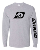 Drago - 50/50 Blend Long Sleeve Tee | +Sleeve