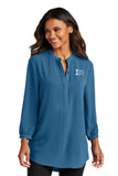 ISB - Port Authority® Ladies 3/4-Sleeve Textured Crepe Tunic