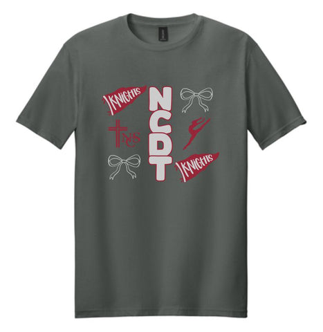 NCDT '25 - Softstyle Short Sleeve Tee |  Bow/Flag Design