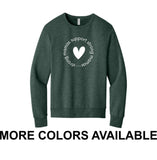 CFF - BELLA+CANVAS® Unisex Sponge Fleece Classic Crewneck Sweatshirt | SMSSM-Circle