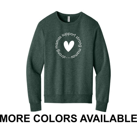 CFF - BELLA+CANVAS® Unisex Sponge Fleece Classic Crewneck Sweatshirt | SMSSM-Circle
