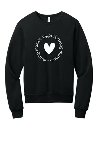 CFF - BELLA+CANVAS® Unisex Sponge Fleece Classic Crewneck Sweatshirt | SMSSM-Circle