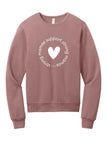CFF - BELLA+CANVAS® Unisex Sponge Fleece Classic Crewneck Sweatshirt | SMSSM-Circle