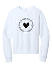 CFF - BELLA+CANVAS® Unisex Sponge Fleece Classic Crewneck Sweatshirt | SMSSM-Circle