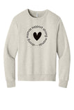 CFF - BELLA+CANVAS® Unisex Sponge Fleece Classic Crewneck Sweatshirt | SMSSM-Circle