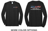 Holland Contracting - Port & Co™ Tall Long Sleeve Core Blend Tee | Full Color/Flag Design