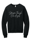 CFF - BELLA+CANVAS® Unisex Sponge Fleece Classic Crewneck Sweatshirt | Stronger Through Our Angels