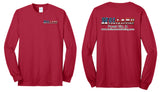 Holland Contracting - Port & Co™ Long Sleeve Core Blend Tee | Full Color/Flag Design