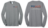 Holland Contracting - Port & Co™ Long Sleeve Core Blend Tee | Full Color/Flag Design