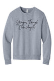 CFF - BELLA+CANVAS® Unisex Sponge Fleece Classic Crewneck Sweatshirt | Stronger Through Our Angels
