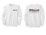 Holland Contracting - Port & Co™ Essential Fleece Crewneck Sweatshirt | Full Color/Flag Design