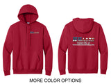 Holland Contracting - Port & Co™ Essential Fleece Pullover Hooded Sweatshirt |Full Color/Flag Design