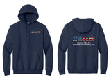 Holland Contracting - Port & Co™ Tall Essential Fleece Pullover Hooded Sweatshirt | Full Color/Flag Design