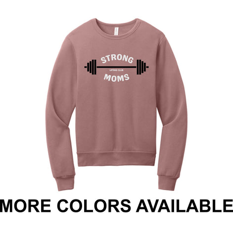 CFF - BELLA+CANVAS® Unisex Sponge Fleece Classic Crewneck Sweatshirt | Strong Moms Lift Club