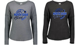 NI Basketball 2025- Ladies Lux Tri-Blend Long Sleeve Tee