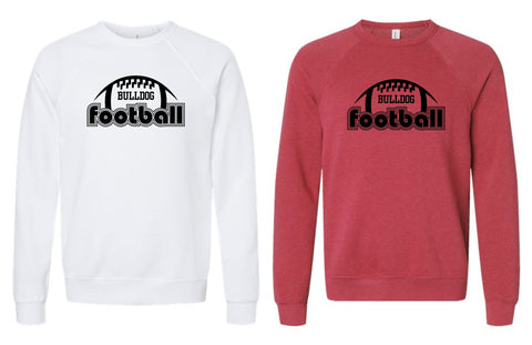 Algona Football '25 - BELLA + CANVAS Unisex Sponge Fleece Raglan Crewneck Sweatshirt | Football Design