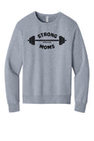 CFF - BELLA+CANVAS® Unisex Sponge Fleece Classic Crewneck Sweatshirt | Strong Moms Lift Club