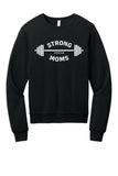 CFF - BELLA+CANVAS® Unisex Sponge Fleece Classic Crewneck Sweatshirt | Strong Moms Lift Club