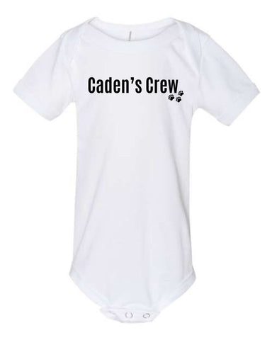 CFF - BELLA + CANVAS Infant Jersey One Piece | Caden's Crew (Customize)