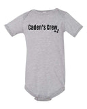 CFF - BELLA + CANVAS Infant Jersey One Piece | Caden's Crew (Customize)
