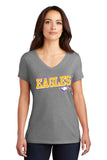 EG Spirit Store '25 - District® Women’s Perfect Tri® V-Neck Tee | Eagles