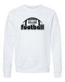 Algona Football '25 - BELLA + CANVAS Unisex Sponge Fleece Raglan Crewneck Sweatshirt | Football Design