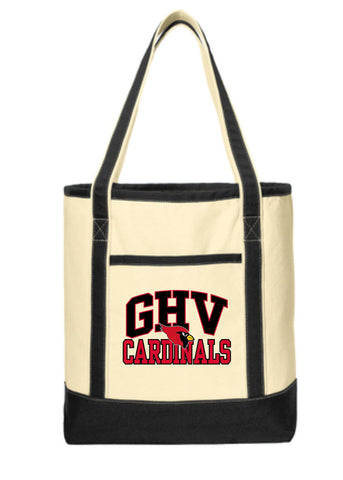 GHV Fall Sports '25 - Port Authority® Large Cotton Canvas Tote