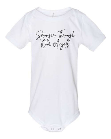 CFF - BELLA + CANVAS Infant Jersey One Piece | Stronger Through Our Angels