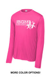 BGM Sports - Sport Tek Performance Long Sleeve  T-Shirt (Youth/Adult)