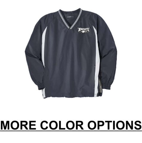 Eagle Grove Staff - Sport-Tek® Tipped V-Neck Raglan Wind Shirt
