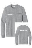 Holland Companies-Port & Co™ Long Sleeve Essential Pocket Tee