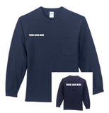 Holland Companies - Port & Co™ Tall Long Sleeve Essential Pocket Tee