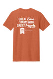 KRHC - BELLA+CANVAS® Unisex Heather CVC Short Sleeve Tee | Great People Great Care