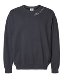 Little Hawks - Comfort Colors - Garment-Dyed Lightweight Fleece Crewneck Sweatshirt |Collar Design|