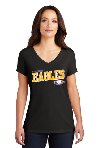 EG Spirit Store '25 - District® Women’s Perfect Tri® V-Neck Tee | Eagles