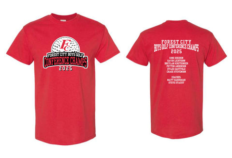 Forest City Boys Golf Conference Champs 2025 | Gildan DryBlend® T-Shirt