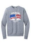 TDR '26 - Bella+Canvas Sponge Fleece Drop Shoulder Crewneck Sweatshirt