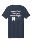 KRHC - BELLA+CANVAS® Unisex Heather CVC Short Sleeve Tee | Great People Great Care