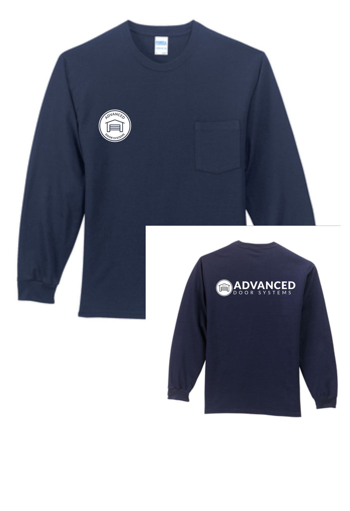 ADS Long Sleeve Pocket Tee threads algona