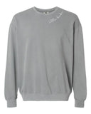 Little Hawks - Comfort Colors - Garment-Dyed Lightweight Fleece Crewneck Sweatshirt |Collar Design|