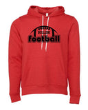Algona Football '25 - BELLA + CANVAS Unisex Sponge Fleece Hoodie Sweatshirt | Football Design