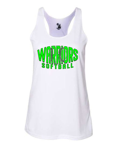 Warriors Softball '25 - Badger Women’s B-Core Racerback Tank Top