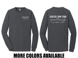 Schutjer Farm Stand - Port & Co™ Beach Wash® Garment-Dyed Long Sleeve Te