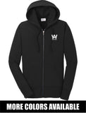 Art's Way - Port & Co™ Women's Core Fleece Full-Zip Hooded Sweatshirt