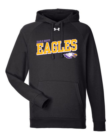 EG Spirit Store '25 - Under Armour Men's Rival Fleece Hooded Sweatshirt | Eagles