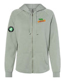 ABS-Independent Trading Co. Women's California Wave Wash Full-Zip Hooded Sweatshirt